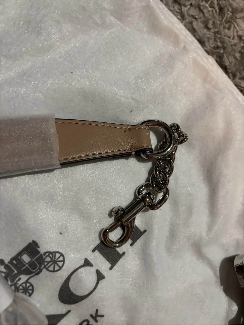Brown and Tan Designer Shoulder Bag